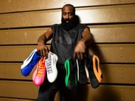 Adidas Harden Vol 8 “Sculpt” sneakers (Image via Instagram/@allinlivee)